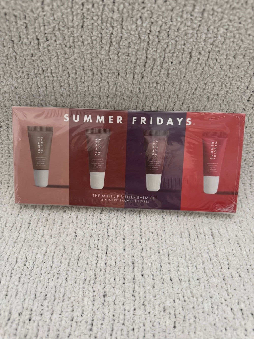 Summer Fridays Mini Lip Butter Balm Set — Rose, Berry, Plum, Coral